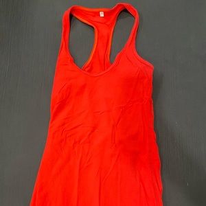 Lululemon Red Tank Top